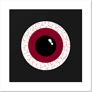 Red eye balls Posters and Art